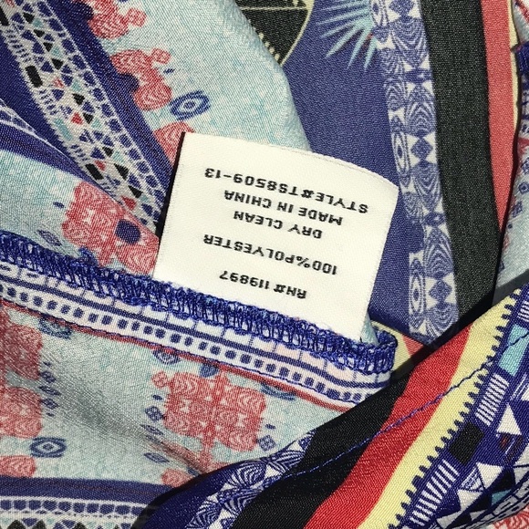 Collective concept geometric elephant print blouse - Picture 7 of 8